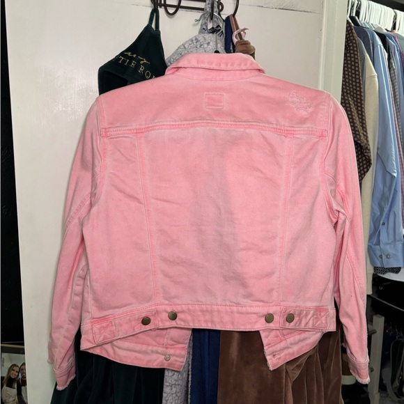 GUESS Pink Denim Jacket - Picture 3 of 8
